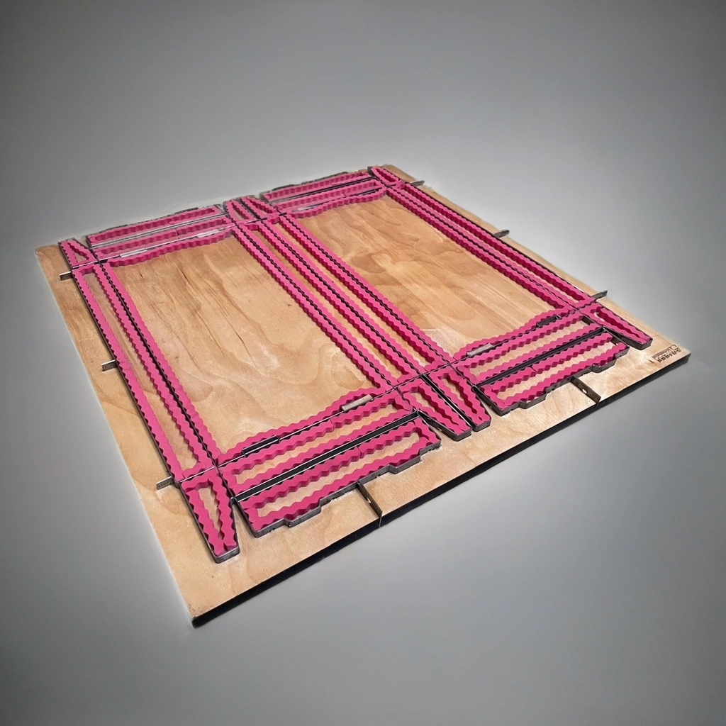 Suaje de pleca, caja de carton